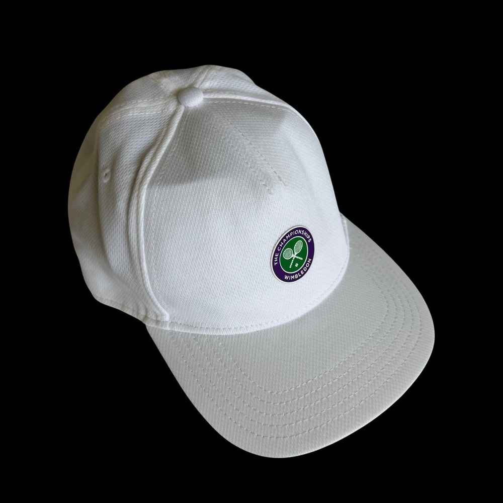 Wimbledon The Championships White Performance Baseball Cap Adjustable Hat Mens